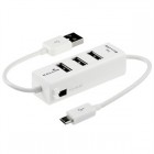 HUB 4PORT+T CABLE