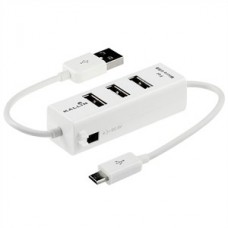 HUB 4PORT+T CABLE