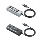 HUB 4 PORT ON/OFF