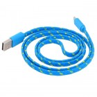 Cable USB Micro Braided Flat  1m