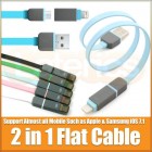 Cable usb micro 2:1 Flat Head