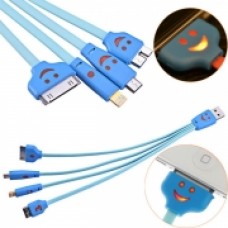 Cable Usb 5:1 Flat Smile Led